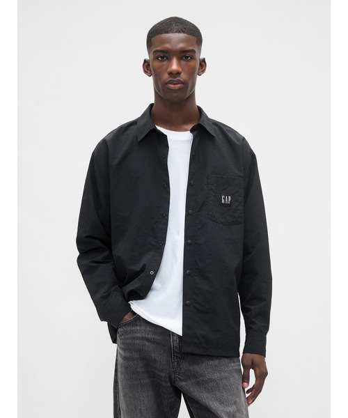 GAP（ギャップ） シャツ リサイクル素材100% オーバーサイズ ナイロン