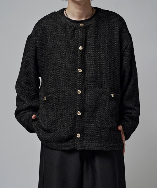 Lui's（ルイス） カーディガン ファニーツイードカーディガン メンズ