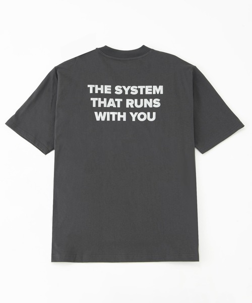 「New Balance」 半袖Tシャツ MEDIUM ブラック メンズ