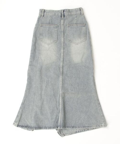新品タグつき♡カタログ掲載♡フランシュリッペ♡デニムフリルスカート♡日本製 シンピンタグツキ♡カタログケイサイ♡フランシュリッペ♡デニム