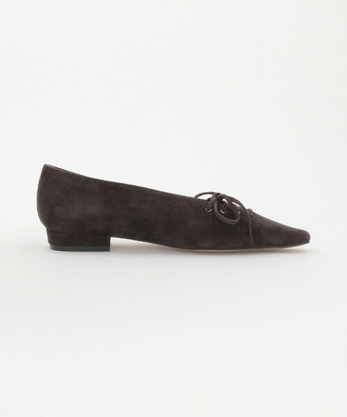 UNITED ARROWS パンプス レースアップ フラットパンプス