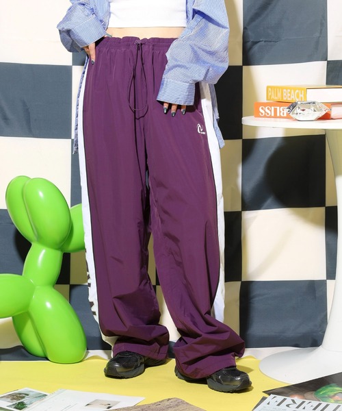 NERDY ブラック ウーブンパンツ M NERDY ブラック ウーブンパンツ M