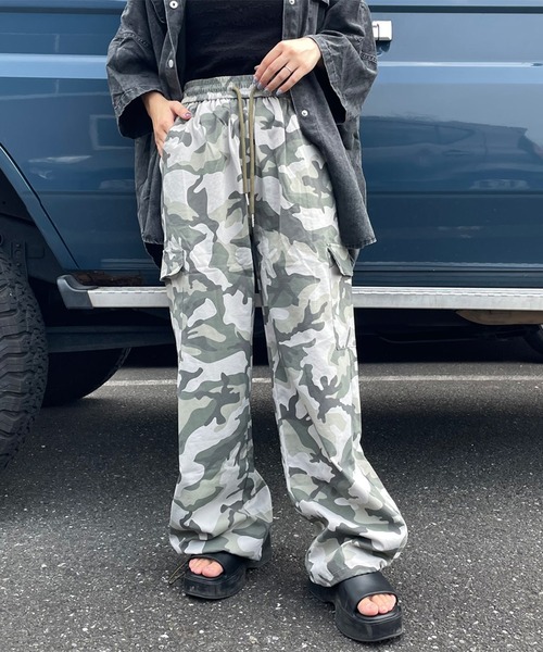 SEA 迷彩柄 カーゴパンツ レディース CRB パンツ 迷彩柄カーゴパンツ レディース : ZOZOTOWN Yahoo!店