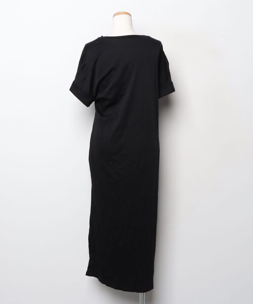 UN3D. 「UN3D.」 Tシャツワンピース 36 ブラック レディース