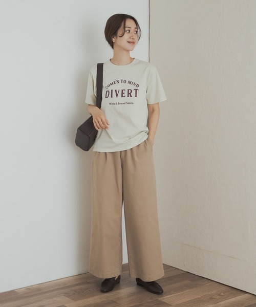 URBAN RESEARCH DOORS / アーバンリサーチ ドアーズ ピグメントロゴTシャツ URBAN RESEARCH DOORS tシャツ ピグメントロゴTシャツ