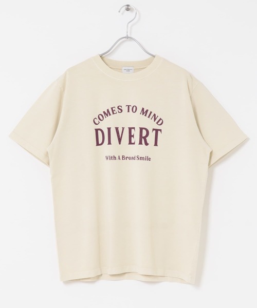 URBAN RESEARCH DOORS / アーバンリサーチ ドアーズ ピグメントロゴTシャツ URBAN RESEARCH DOORS tシャツ ピグメントロゴTシャツ