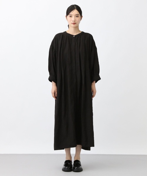 ナチュラルバイスタディオクリップ ＊ 2WAYリネンタックワンピース ナチュラルバイスタディオクリップ ＊ 2WAYリネンタック