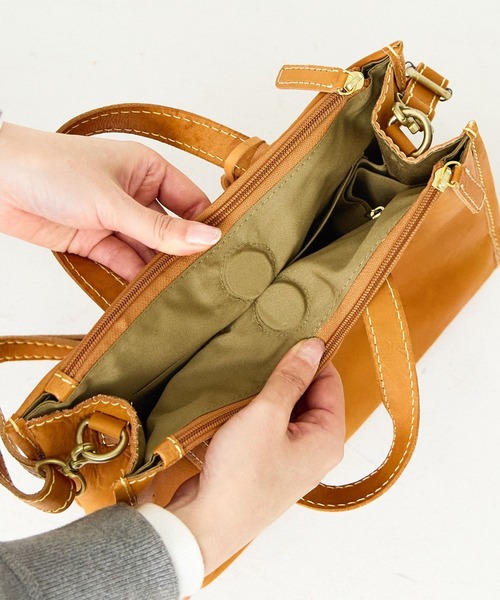 ショルダーバッグ バッグ ズッケロ ななめ掛け 本革 2way ハンドバッグ