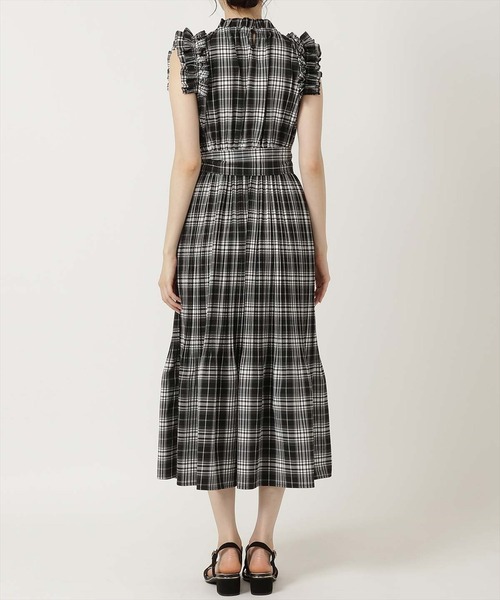 「WILLSELECTION」 ノースリーブワンピース MEDIUM ブルー系その他5 レディース_画像3