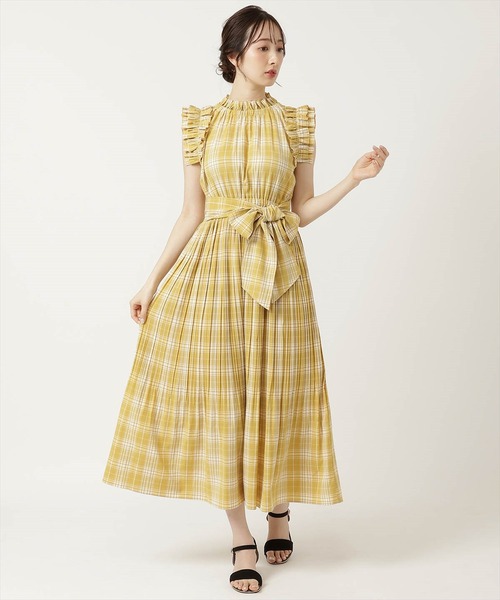 「WILLSELECTION」 ノースリーブワンピース MEDIUM ブルー系その他5 レディース_画像9