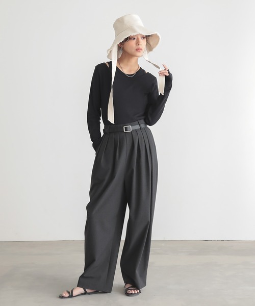「for/c」 ハット フリー グレー レディース_画像7