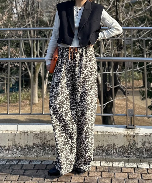 mi via loca ワイドパンツ パンツ 「アソート 」Vintageライク花柄