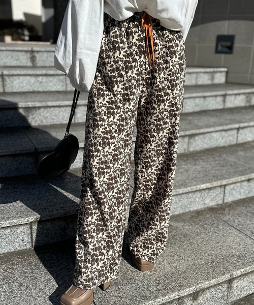 mi via loca ワイドパンツ パンツ 「アソート 」Vintageライク花柄