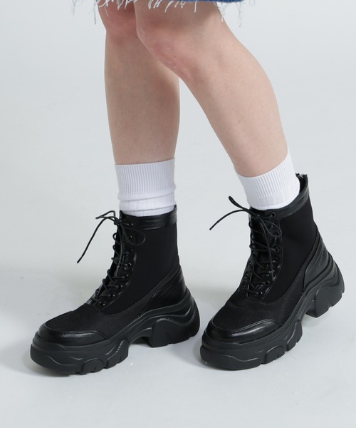 AVIREX（アヴィレックス） ブーツ 「直営店限定」LACE UP PLATFORM