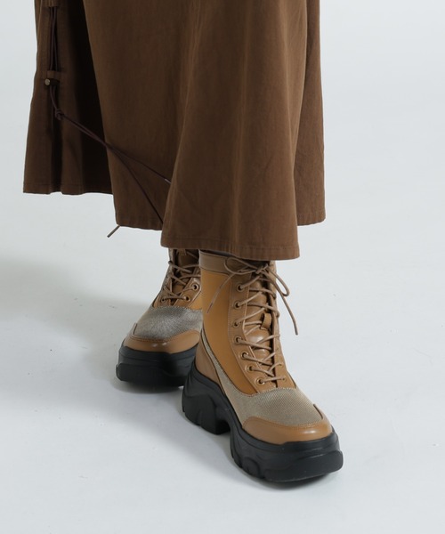 AVIREX（アヴィレックス） ブーツ 「直営店限定」LACE UP PLATFORM