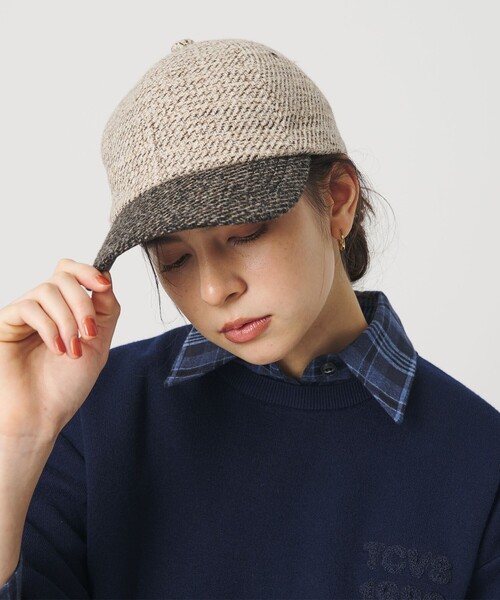 Revis. キャップ 帽子 「別注」「Revis.」ツイード キャップ