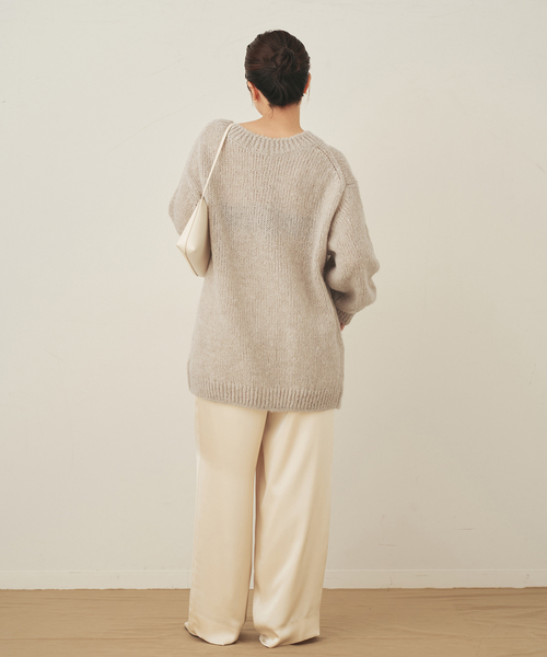 plage（プラージュ） ニット セーター Alpaca mix slit ニット