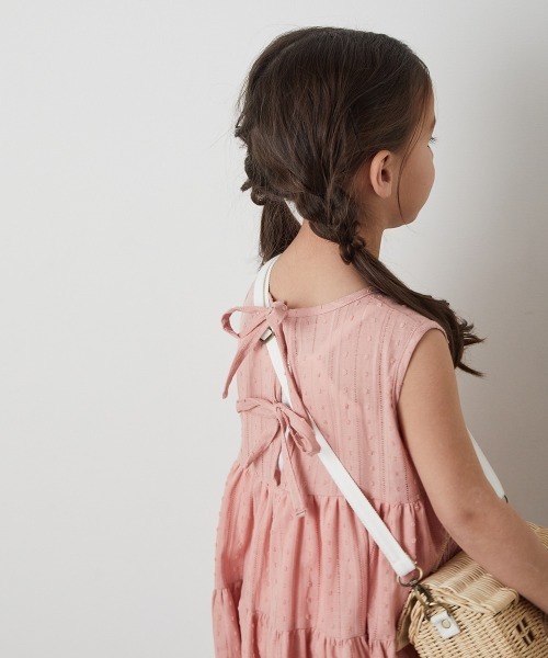 「riziere」 「KIDS」ノースリーブワンピース 150 ピンク キッズ_画像3