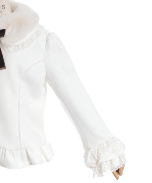 axes femme（アクシーズ ファム） ピーコート pコート ローズリボン付