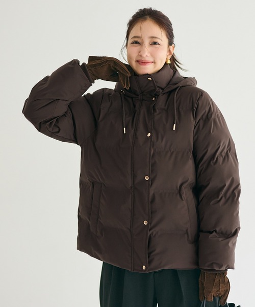 coca（コカ） ブルゾン アウター シームレス中綿ブルゾン レディース