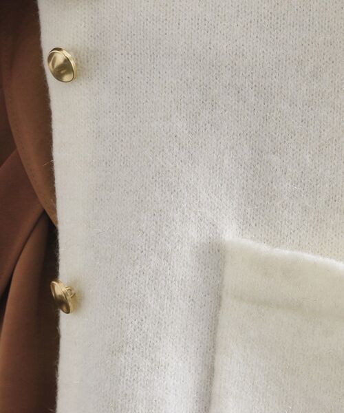 カーディガン 金ボタンラメニットカーディガン「洗濯機OK」 レディース | OPAQUE.CLIP | 21