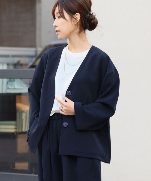 Flolia（フロリア） セレモニースーツ セットアップ 今っぽく、楽ちん