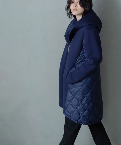 お値下げ　MARECHAL TERRE ノーカラーダウンコート　タグ付き お値下げ MARECHAL TERRE ノーカラーダウンコート タグ付き - メルカリ