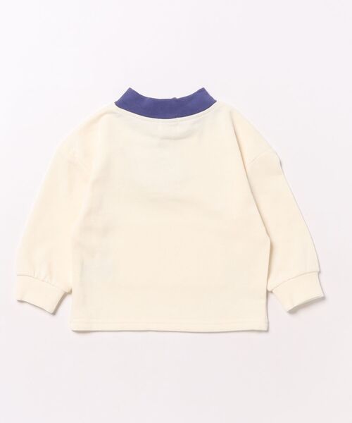 トレーナー monpoke モンポケ 裏毛 ハーフジップ キッズ 子供服 男の子