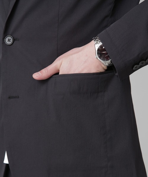 NANO universe（ナノ・ユニバース） セットアップ M ブラック メンズ