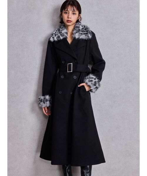 GYDA（ジェイダ） コート チェスターコート ベルト付タイトエコファー