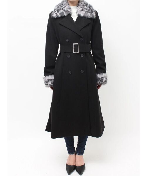 GYDA（ジェイダ） コート チェスターコート ベルト付タイトエコファー