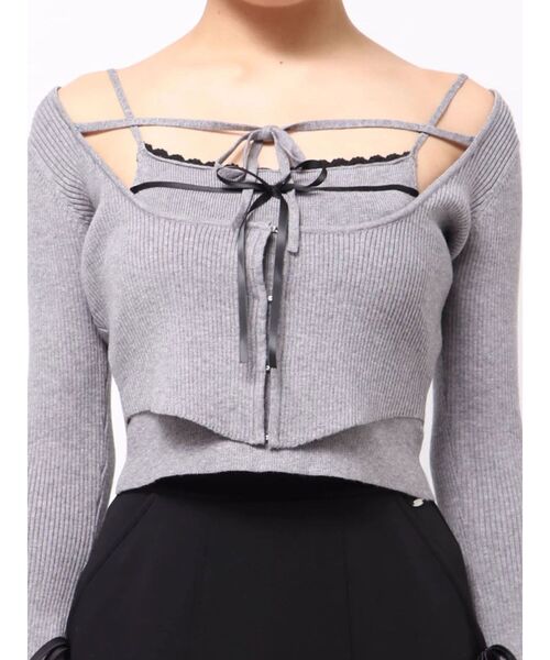 EATME（イートミー） ニット セーター バイカラーキャミニット