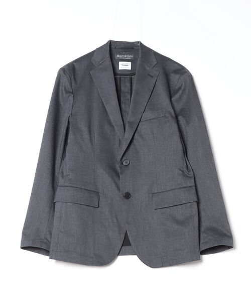 【新品】BEAUTY&YOUTH テーラードジャケット BEAUTY＆YOUTH UNITED ARROWS テーラードジャケット M ダークグレー