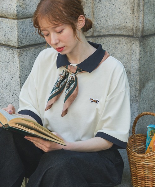 「PENNEYS」 半袖ポロシャツ FREE ベージュ レディース_画像6