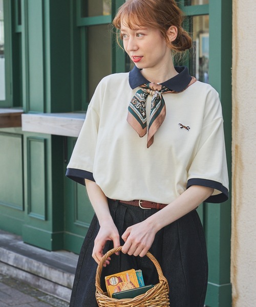 「PENNEYS」 半袖ポロシャツ FREE ベージュ レディース_画像8