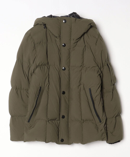 NANO universe（ナノ・ユニバース） ダウンジャケット LARGE カーキ