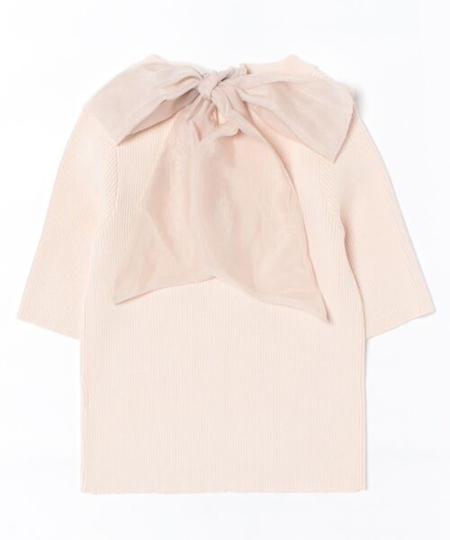 「PEACH JOHN」 半袖ニット ONE SIZE ピンク レディース_画像2