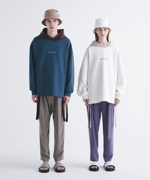 CULLNI（クルニ） プルオーバーパーカー 1 グリーン メンズ : ZOZOTOWN
