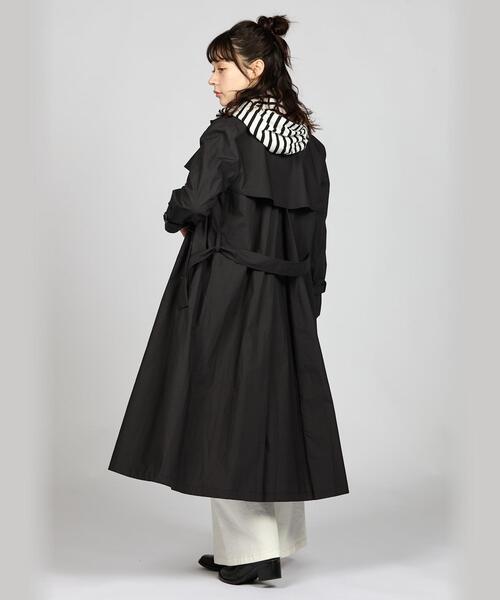 「To b. by agnes b.」 トレンチコート 40 ブラック レディース_画像3