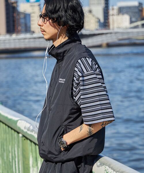 ffein ナイロンベスト LARGE ブラック メンズ : ZOZOTOWN Yahoo!店