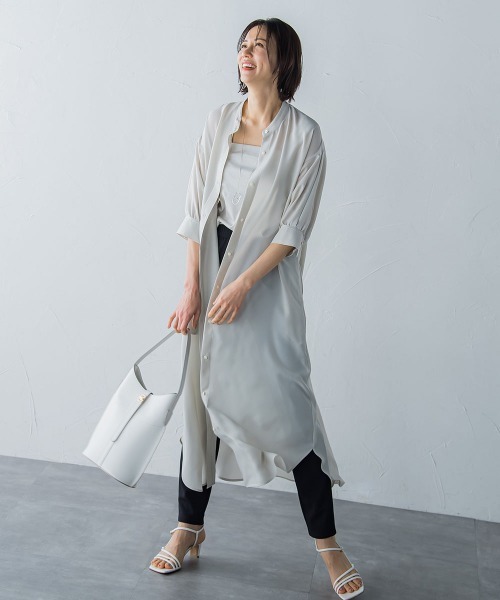 「LAUTREAMONT」 スラックス 9号 ブラック レディース_画像9