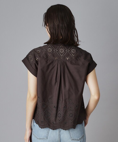 TICCA（ティッカ） ブラウス シャツ レースフレンチシャツ レディース