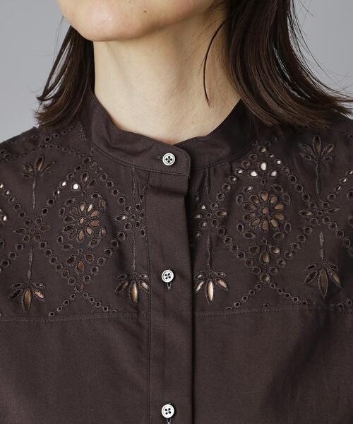 TICCA（ティッカ） ブラウス シャツ レースフレンチシャツ レディース