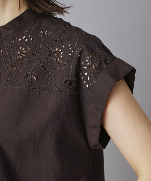 TICCA（ティッカ） ブラウス シャツ レースフレンチシャツ レディース