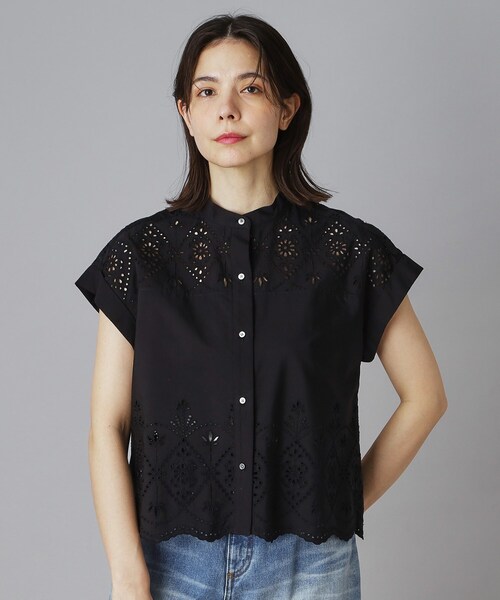 TICCA（ティッカ） ブラウス シャツ レースフレンチシャツ レディース