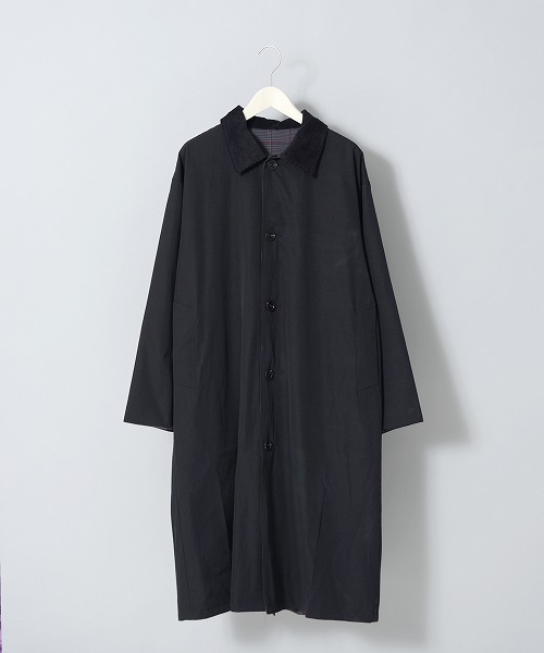 「Revo.」 ステンカラーコート LARGE ブラック メンズ_画像5