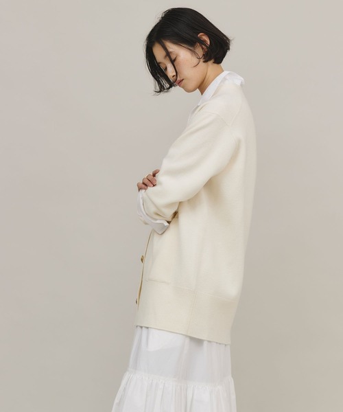 「Curensology」 ニットカーディガン FREE ブラック レディース_画像3