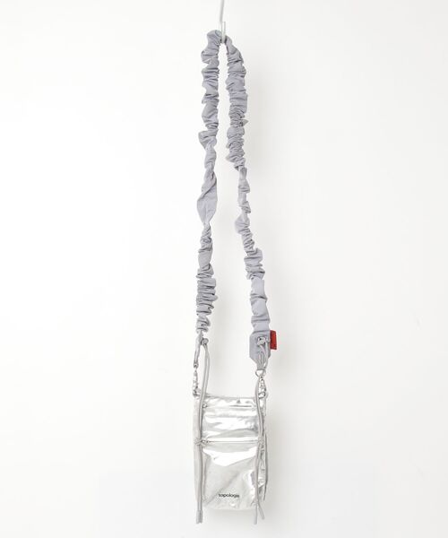 topologie ショルダーバッグ シルバー美品 Topologie（トポロジー） ショルダーバッグ - シルバー レディース