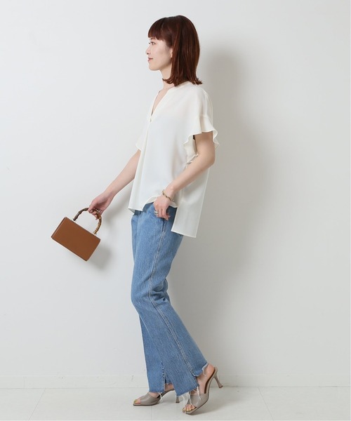 「Spick & Span」 ノースリーブブラウス FREE グレー レディース_画像9