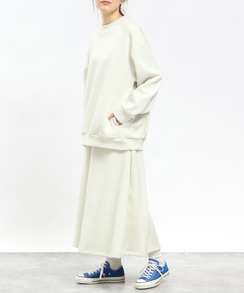 「GLOBAL WORK Smile Seed Store」 ロングスカート X-LARGE チャコール レディース_画像3